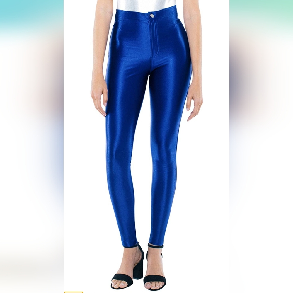 American Apparel disco pants ROYAL BLUE size XLarge